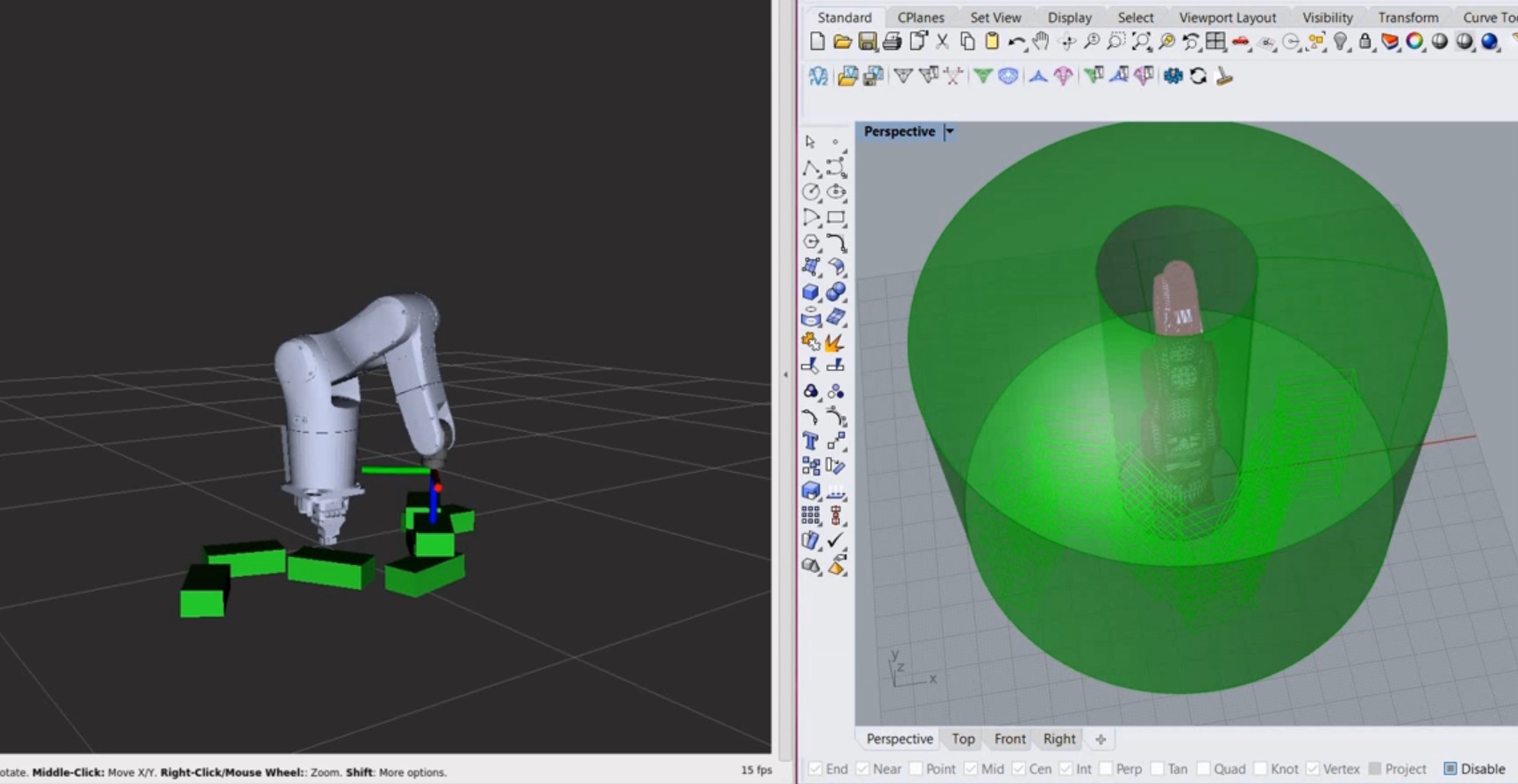 Structural assembly in ROS